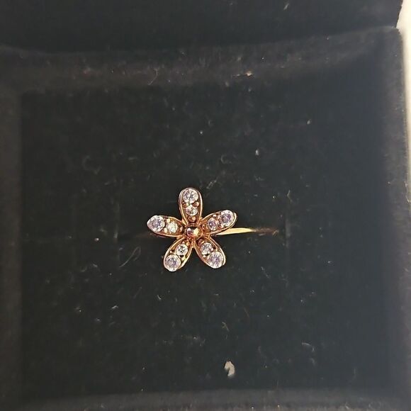 Pandora Daisy Rose Gold Ring Size 7 - Picture 16 of 16